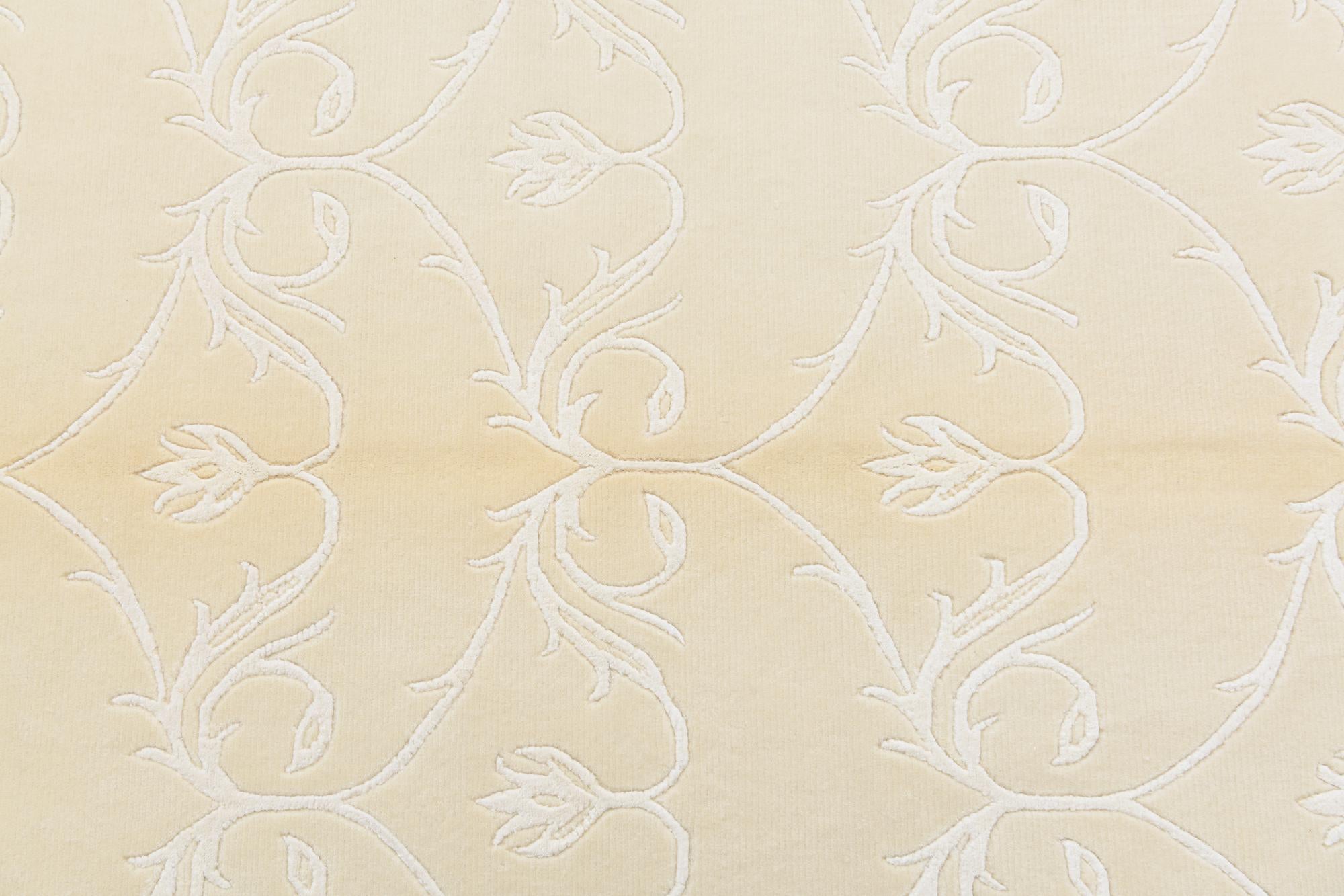 4' 11 x 6' 8 Hand Knotted Darya Wool Rug
