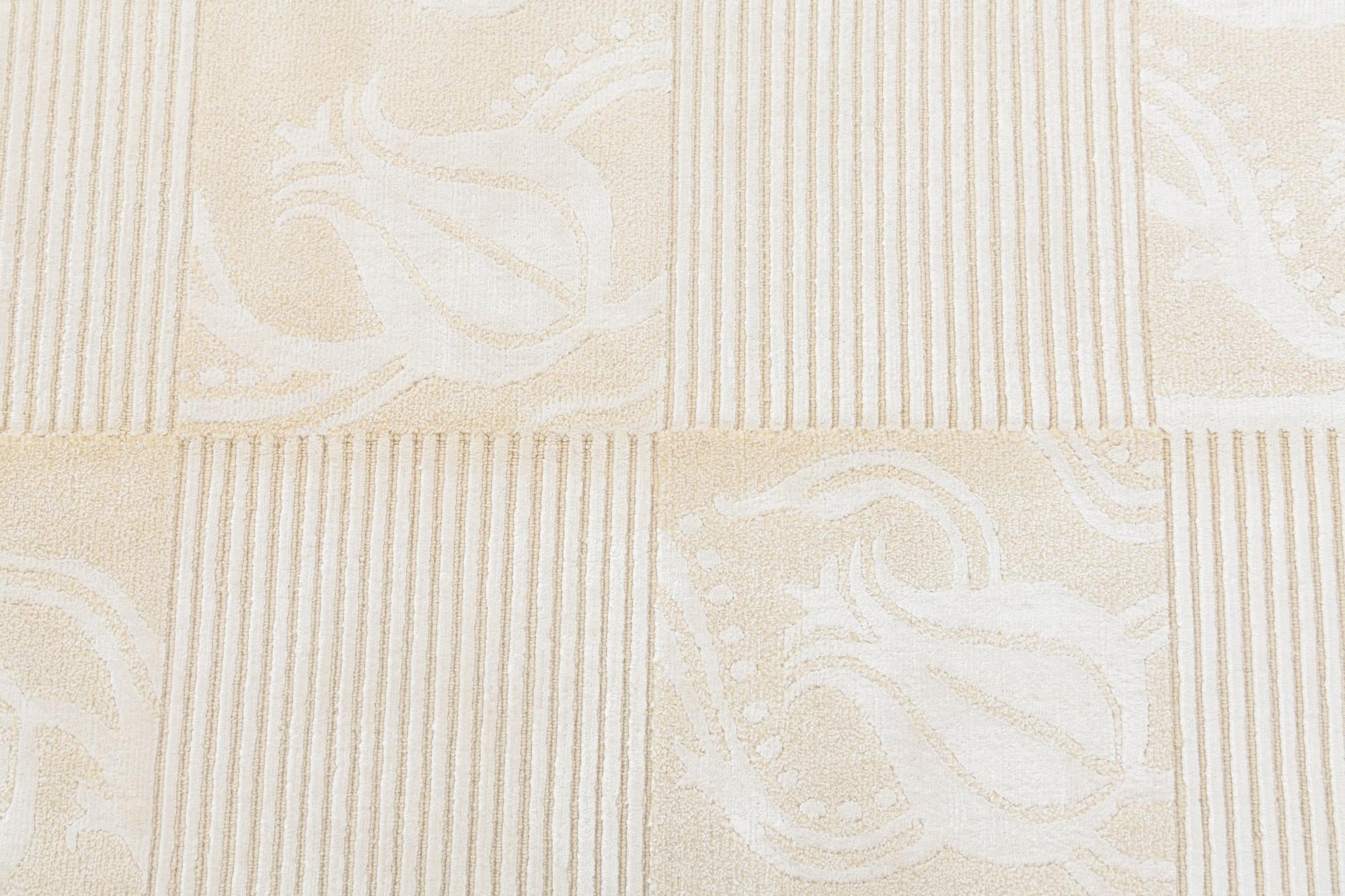 5' 1 x 6' 5 Hand Knotted Darya Wool Rug