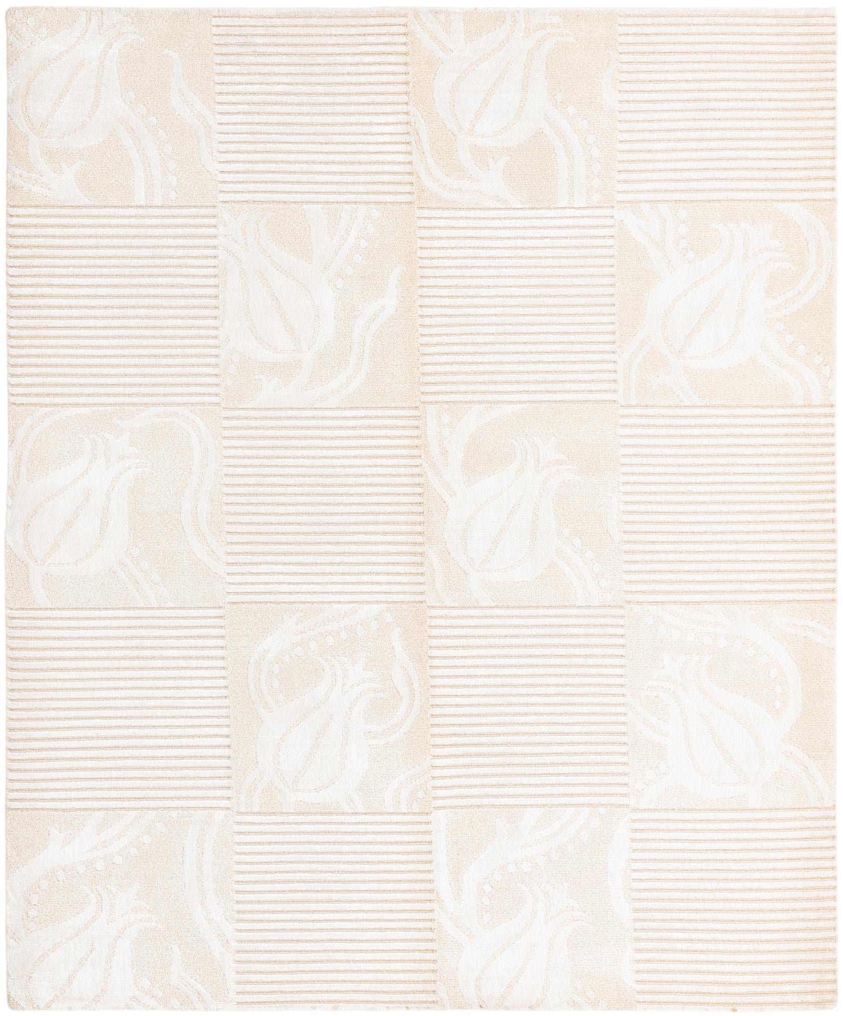 5' 1 x 6' 5 Hand Knotted Darya Wool Rug
