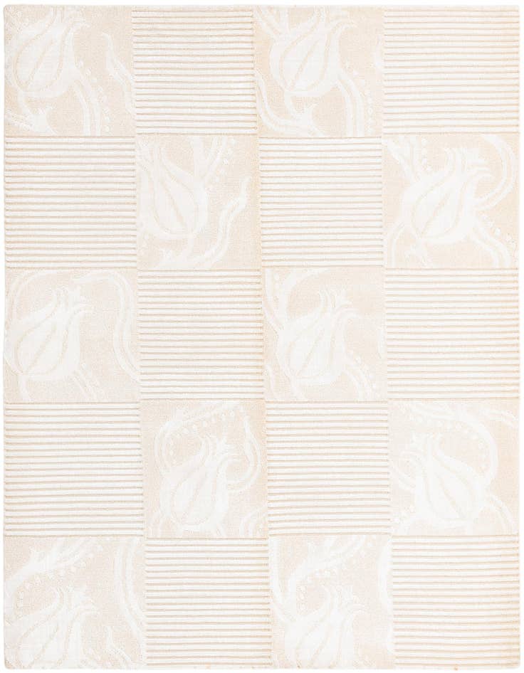 Detail image of 5' 1 x 6' 5 Hand Knotted Darya Wool Rug