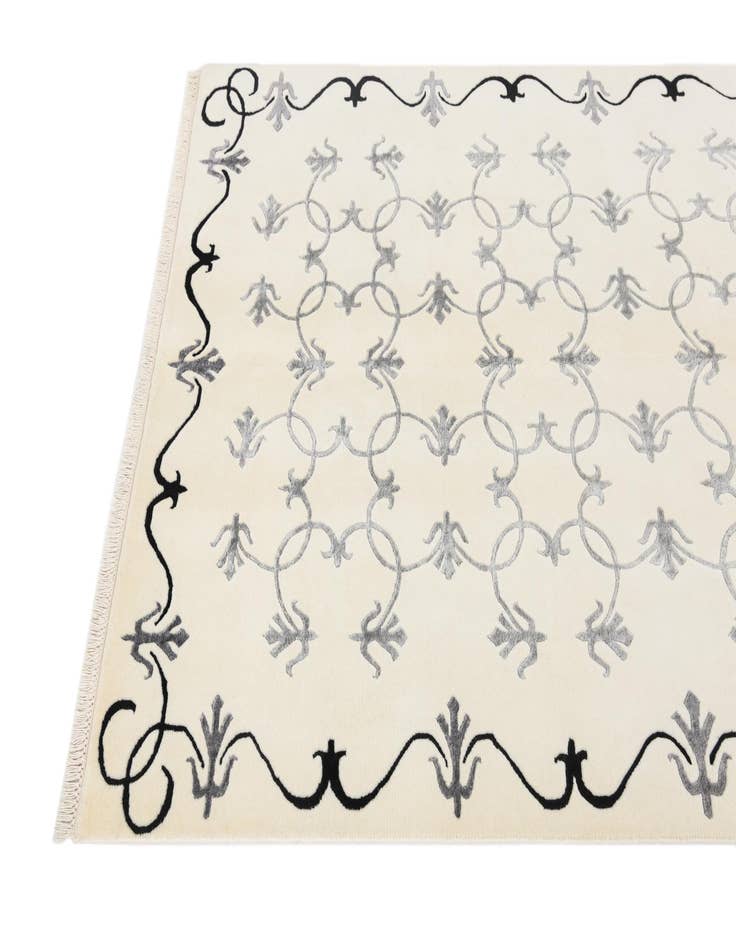 Detail image of 4' 8 x 6' 7  Hand Knotted Darya Wool Rug