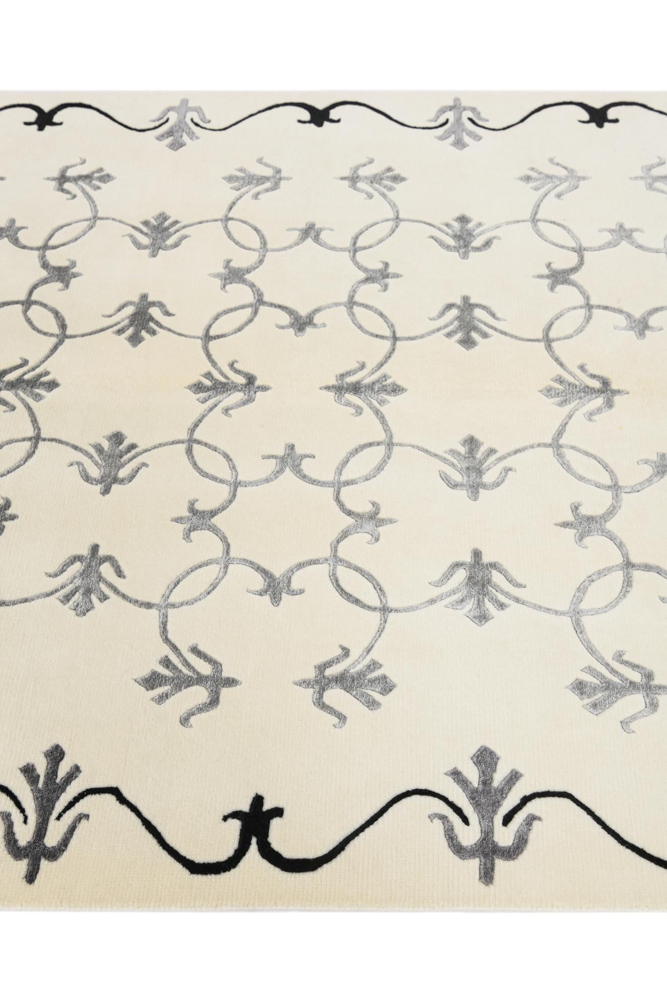 4' 8 x 6' 7 Hand Knotted Darya Wool Rug