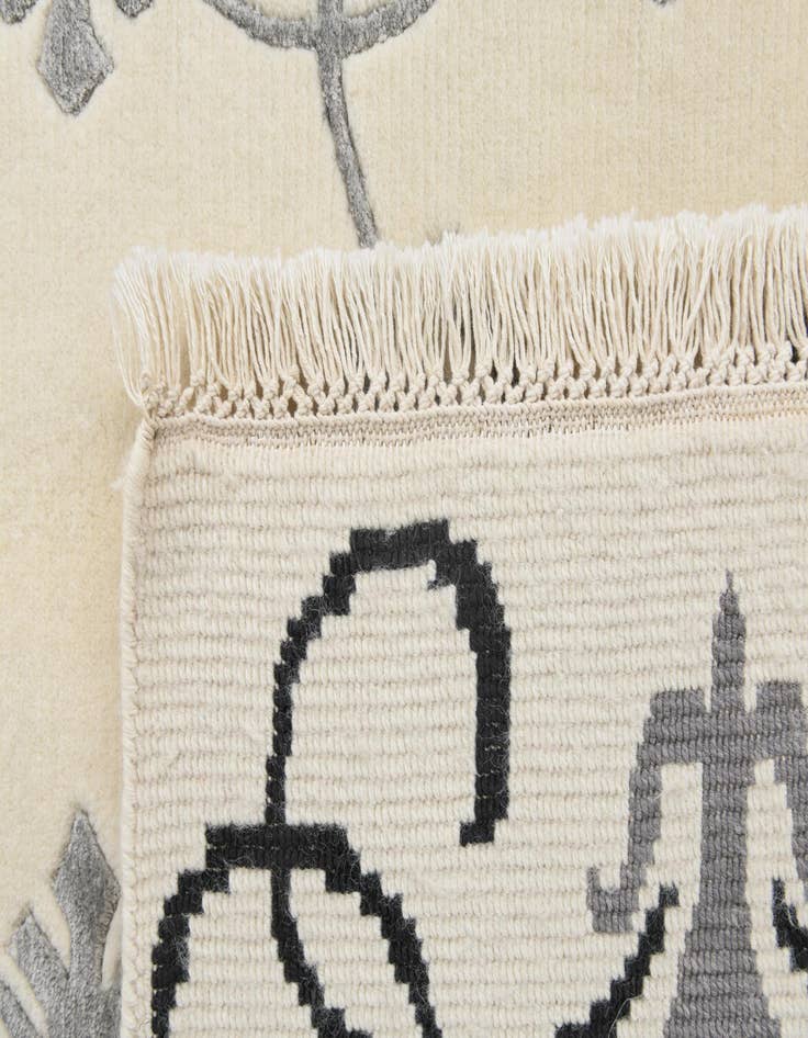 Detail image of 4' 8 x 6' 7  Hand Knotted Darya Wool Rug