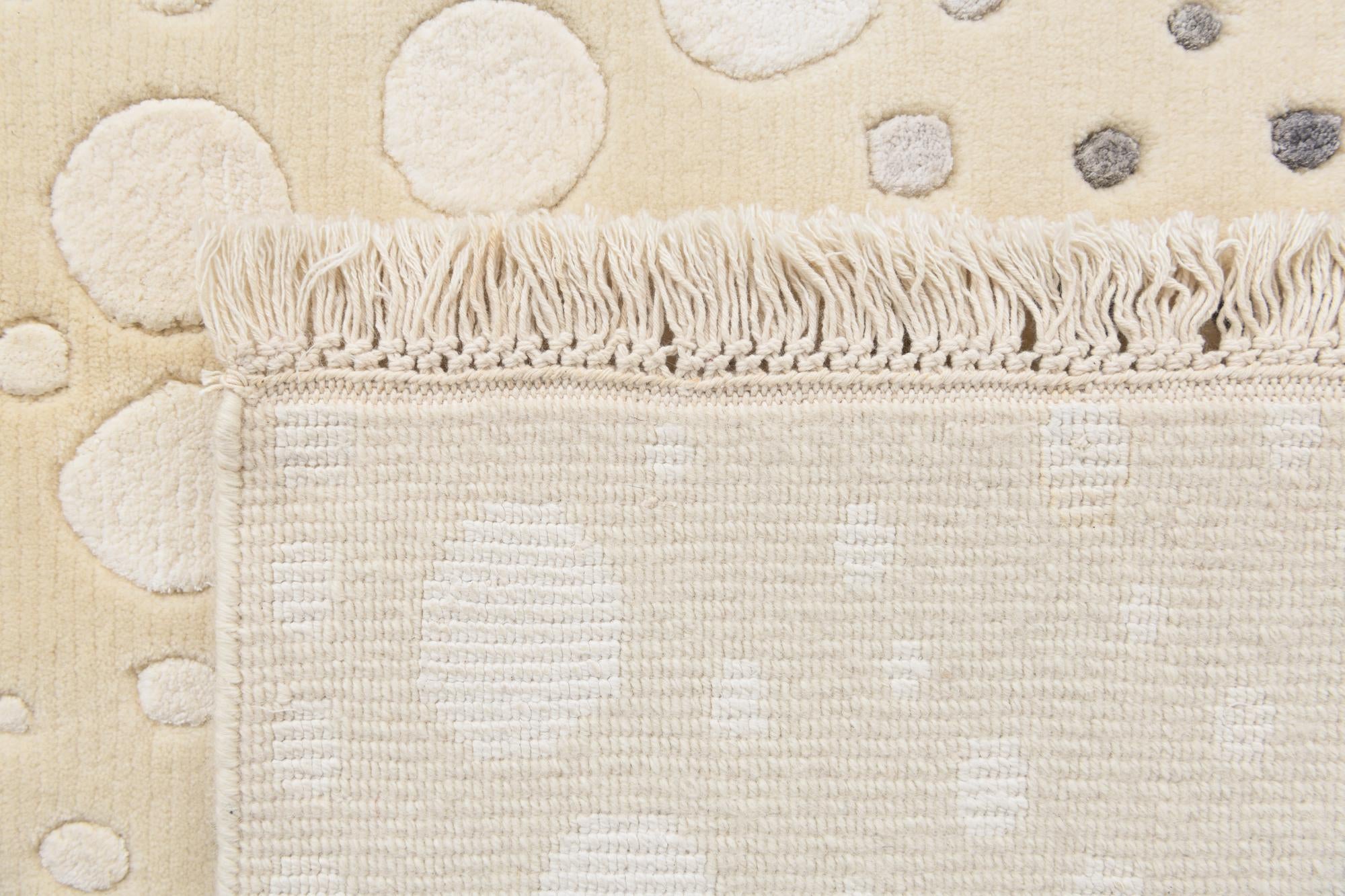 4' 7 x 6' 9 Hand Knotted Darya Wool Rug