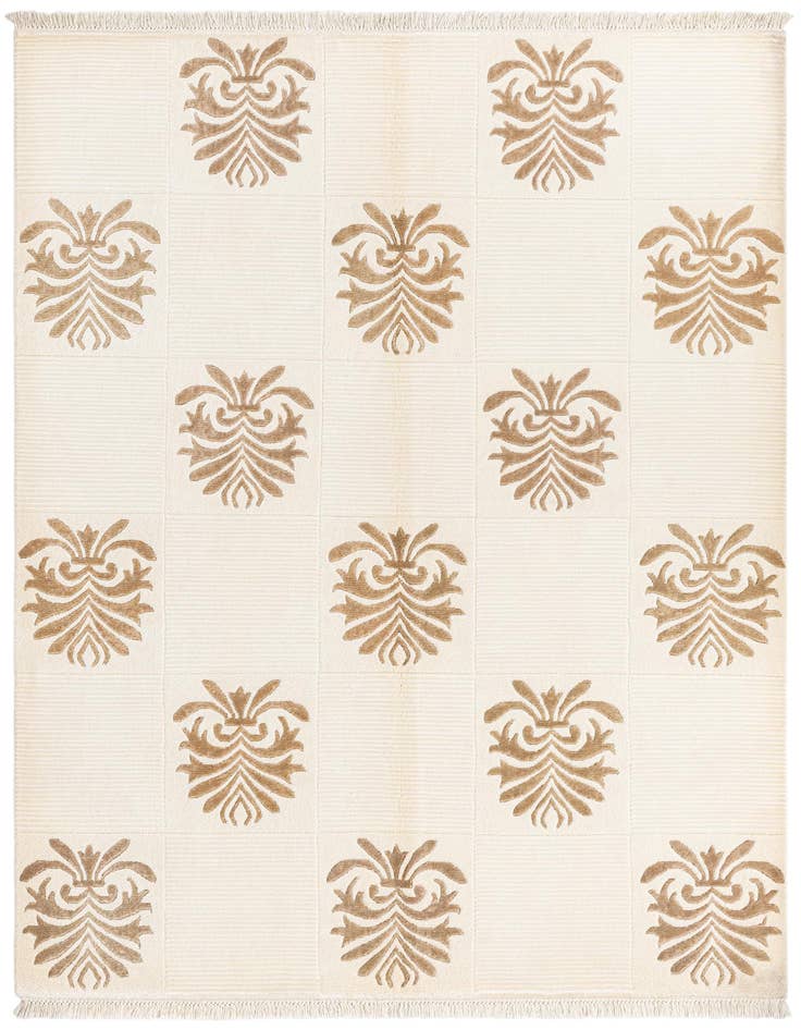 Detail image of 5' x 6' 7 Hand Knotted Darya Wool Rug