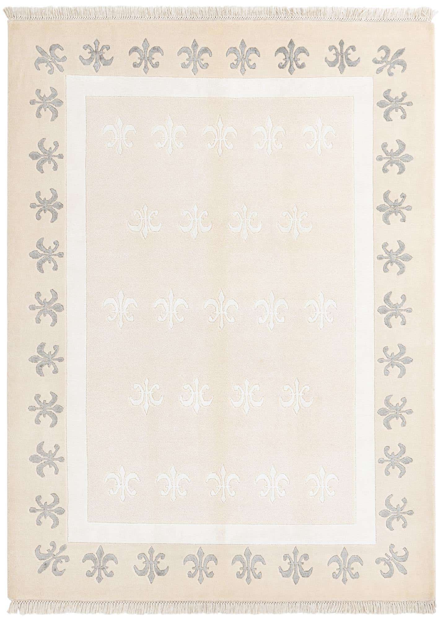 4' 11 x 6' 9 Hand Knotted Darya Wool Rug