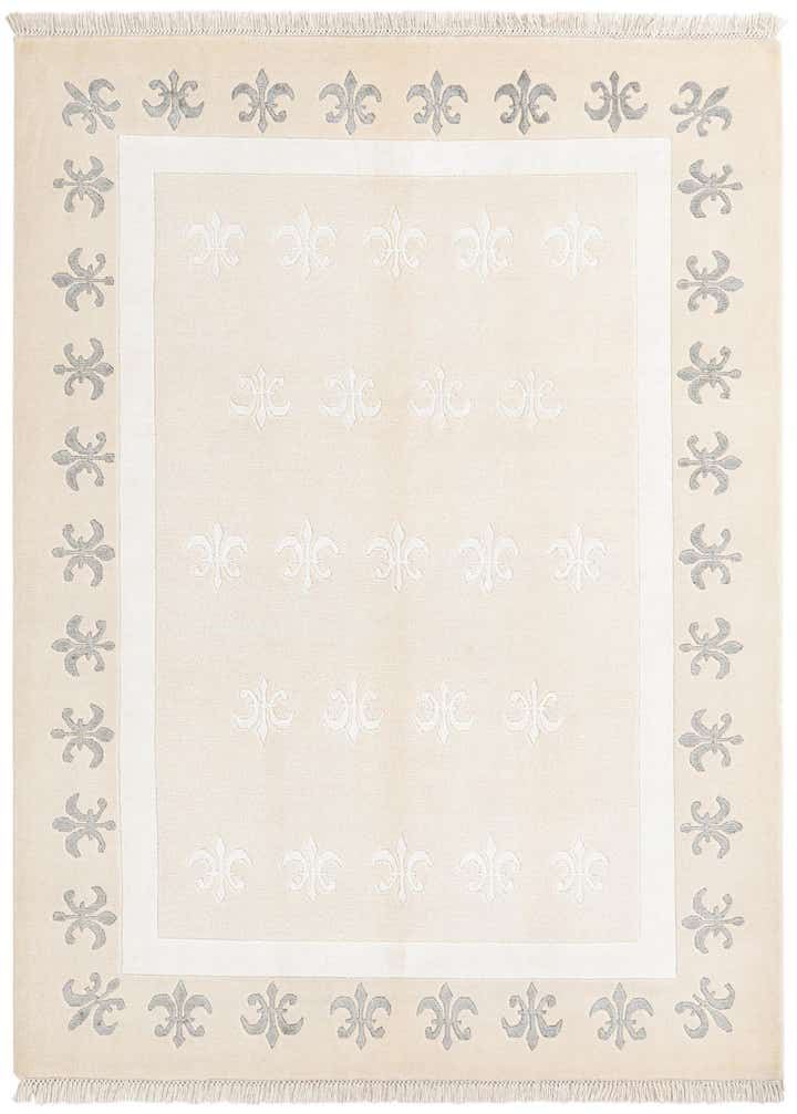 4' 11 x 6' 9 Hand Knotted Darya Wool Rug