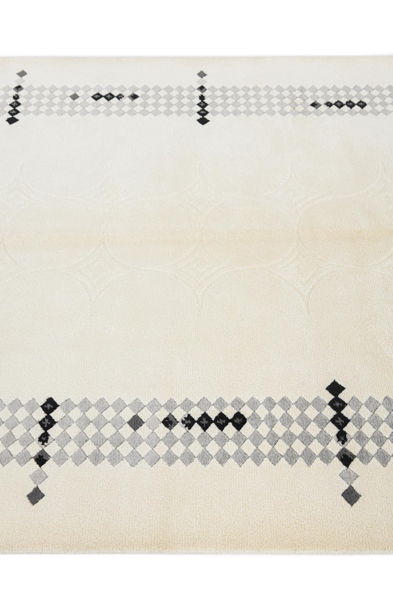 4' 10 x 6' 7 Hand Knotted Darya Wool Rug