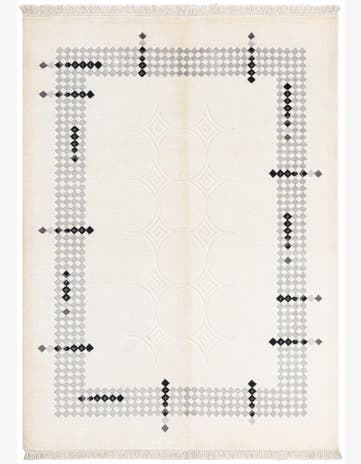 4' 10 x 6' 7 Hand Knotted Darya Wool Rug