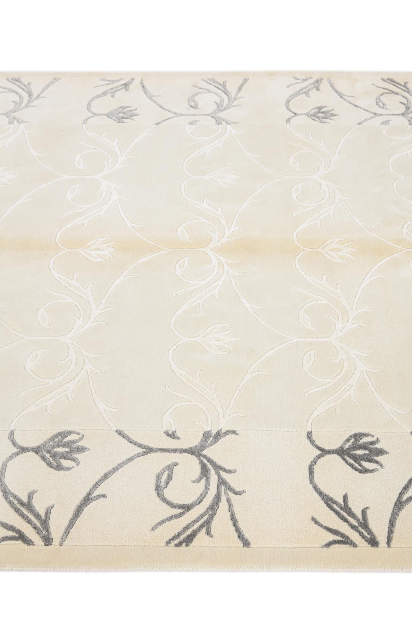 4' 11 x 6' 9 Hand Knotted Darya Wool Rug