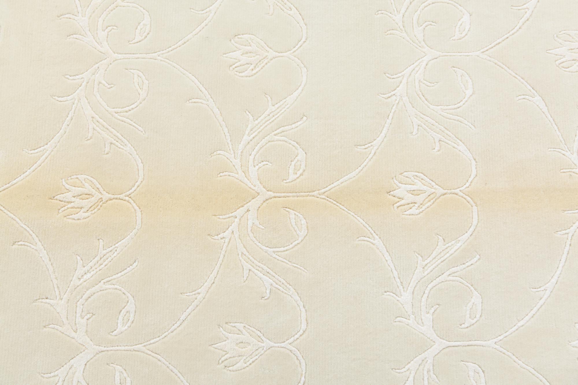 4' 11 x 6' 9 Hand Knotted Darya Wool Rug