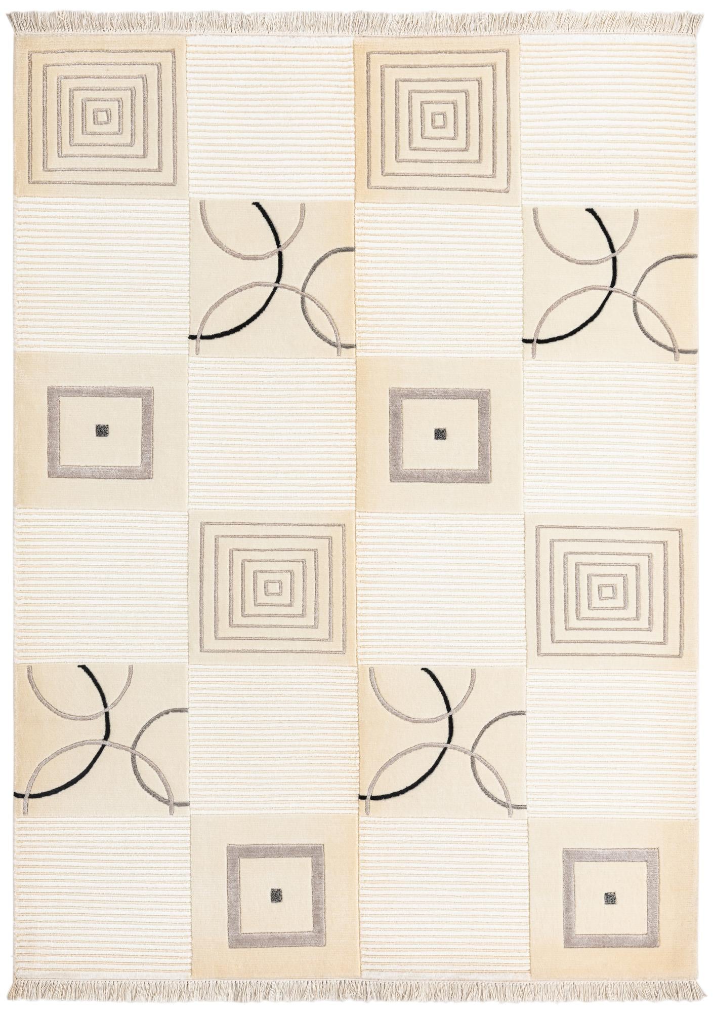 4' 11 x 6' 11 Hand Knotted Darya Wool Rug