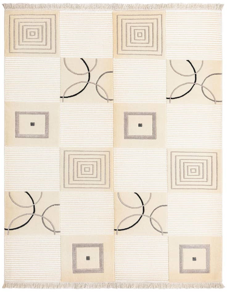 Detail image of 4' 11 x 6' 11 Hand Knotted Darya Wool Rug