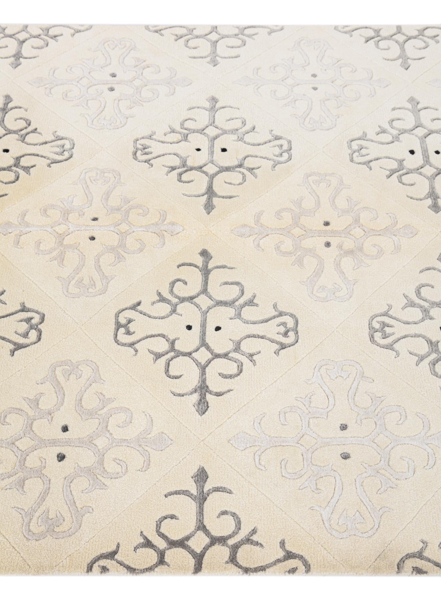 4' 7 x 6' 7 Hand Knotted Darya Wool Rug