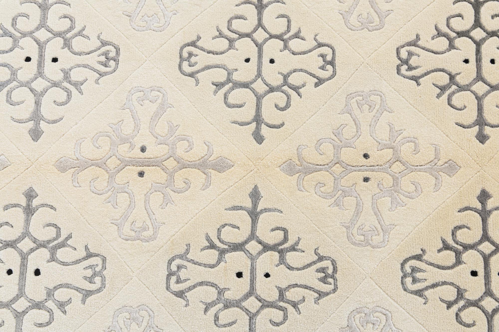4' 7 x 6' 7 Hand Knotted Darya Wool Rug