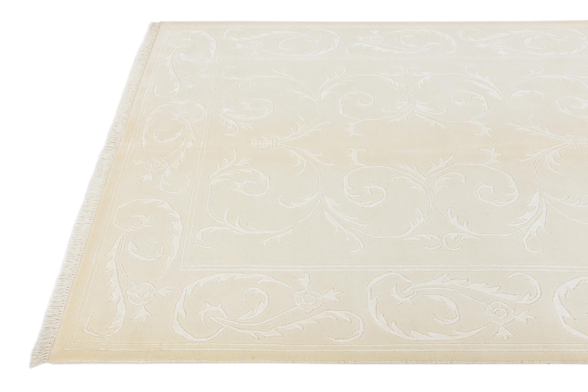 5' x 6' 8 Hand Knotted Darya Wool Rug