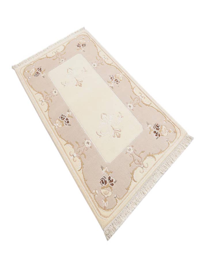 Detail image of 3' x 4' 11  Hand Knotted Darya Wool Rug