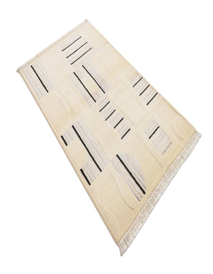 Detail image of 3' x 5'  Hand Knotted Darya Wool Rug