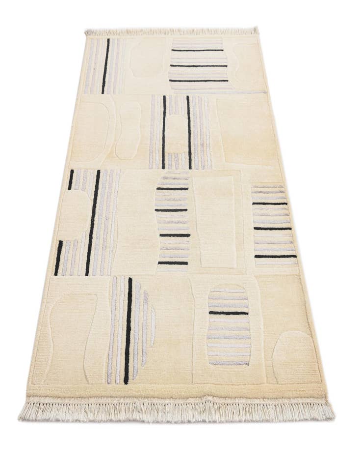 Detail image of 3' x 5'  Hand Knotted Darya Wool Rug