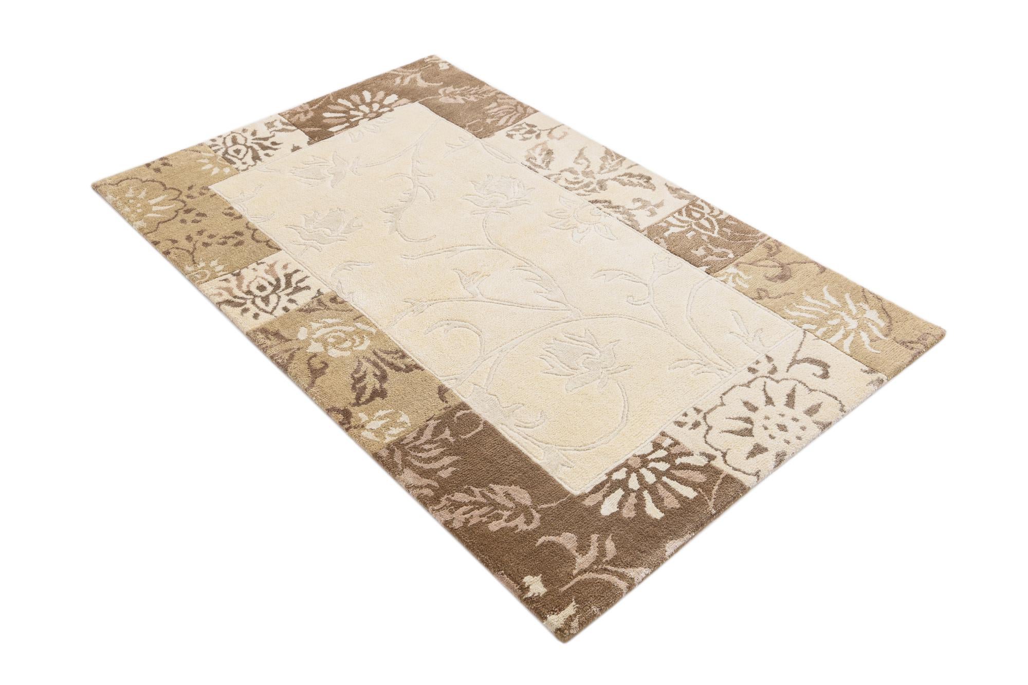 3' 1 x 4' 10 Hand Knotted Darya Wool Rug