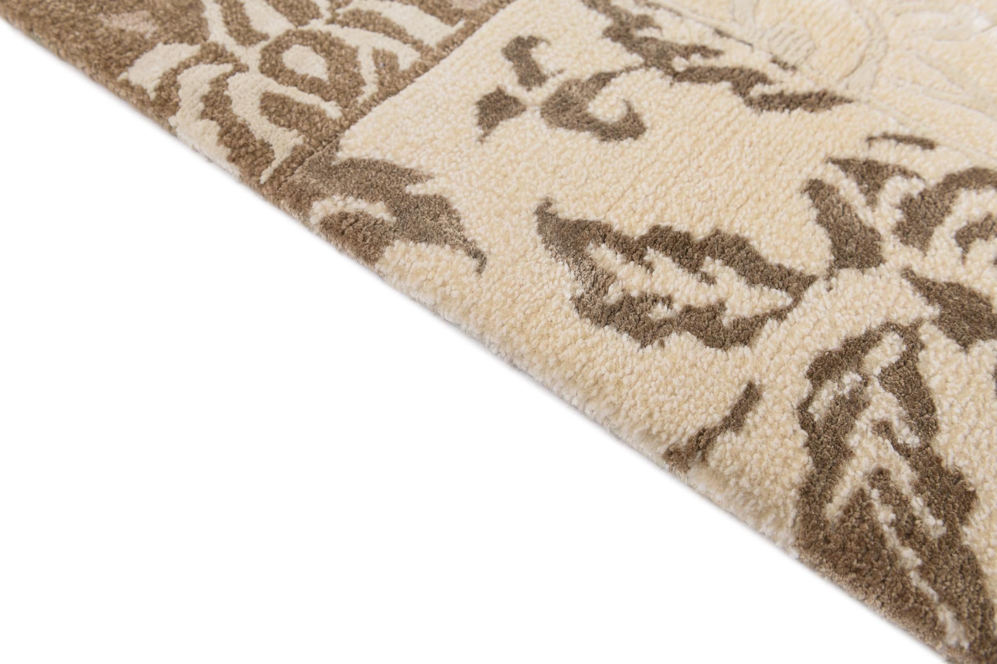 3' 1 x 4' 10 Hand Knotted Darya Wool Rug