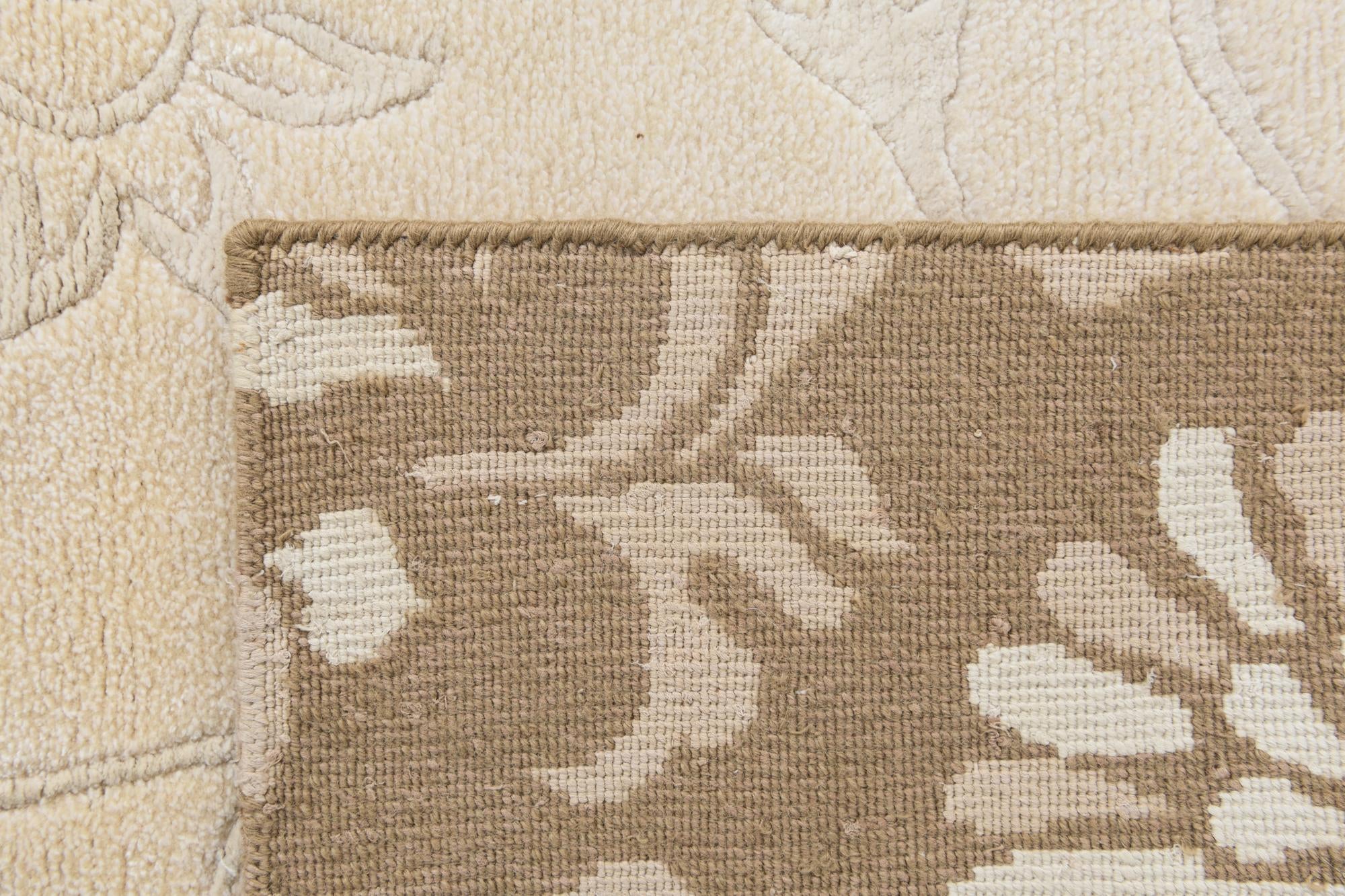 3' 1 x 4' 10 Hand Knotted Darya Wool Rug