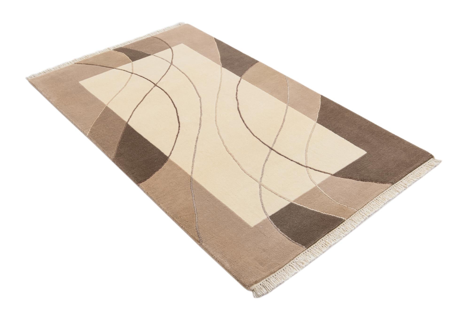 3' x 5' 1 Hand Knotted Darya Wool Rug