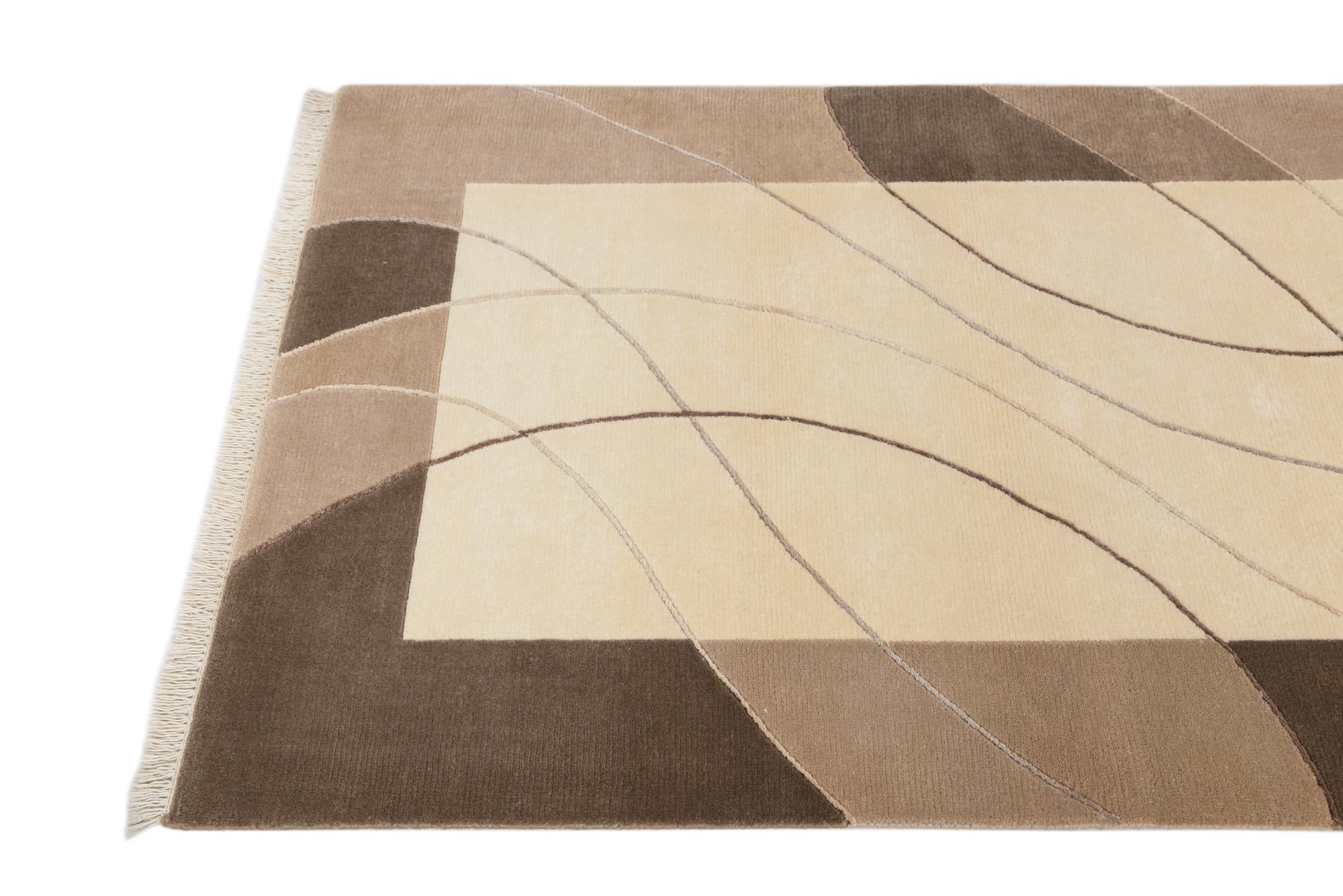 3' x 5' 1 Hand Knotted Darya Wool Rug