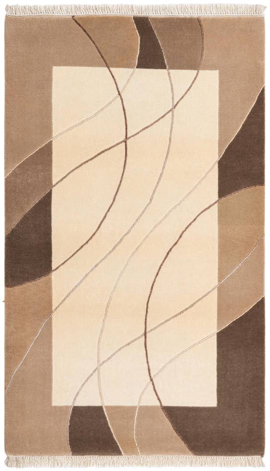 Detail image of 3' x 5' 1 Hand Knotted Darya Wool Rug