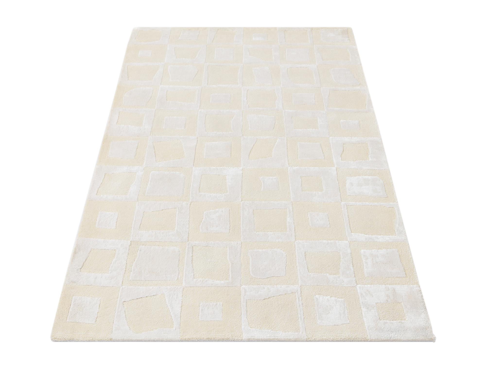 3' x 4' 11 Hand Knotted Darya Wool Rug
