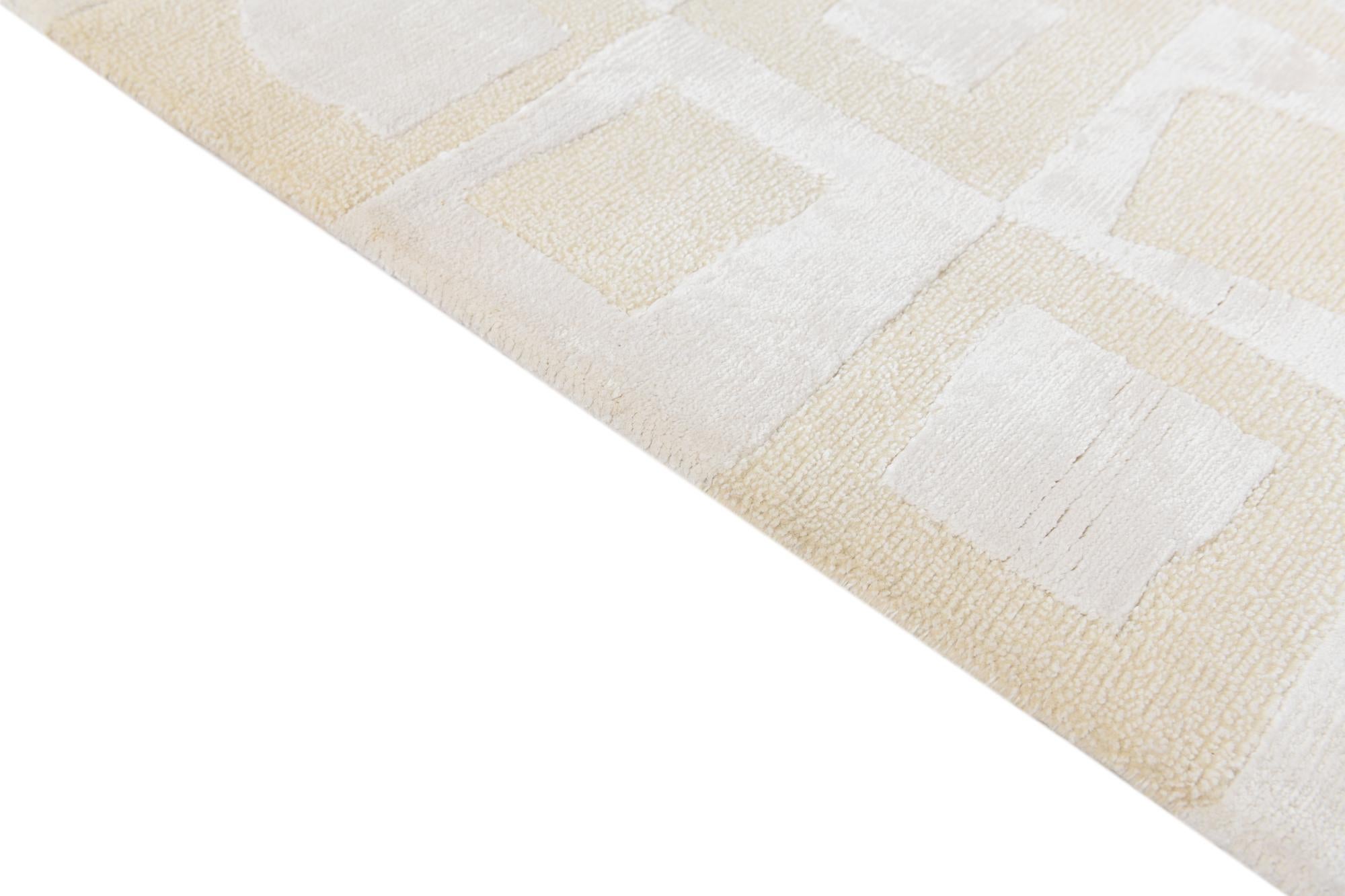 3' x 4' 11 Hand Knotted Darya Wool Rug