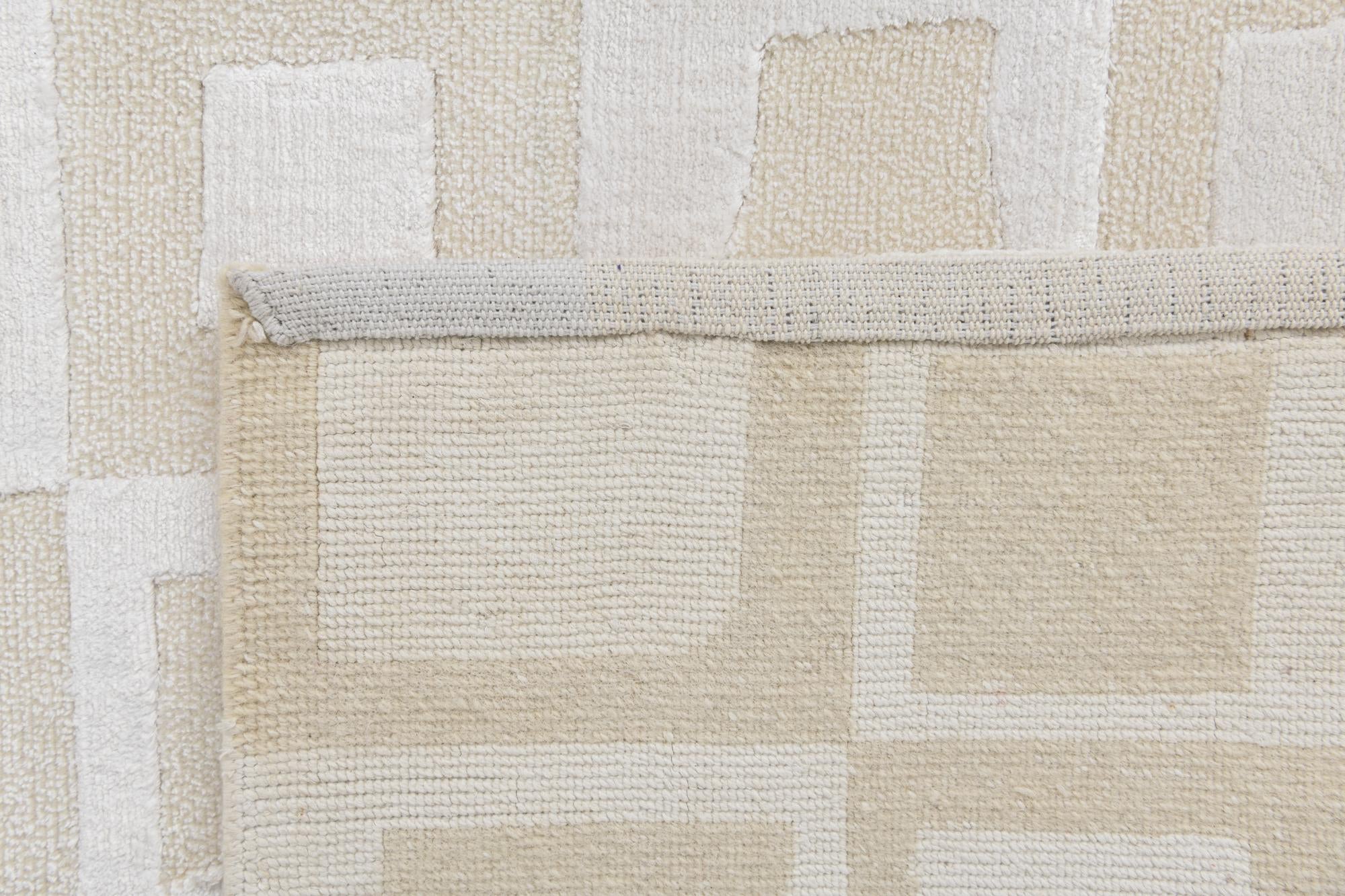 3' x 4' 11 Hand Knotted Darya Wool Rug