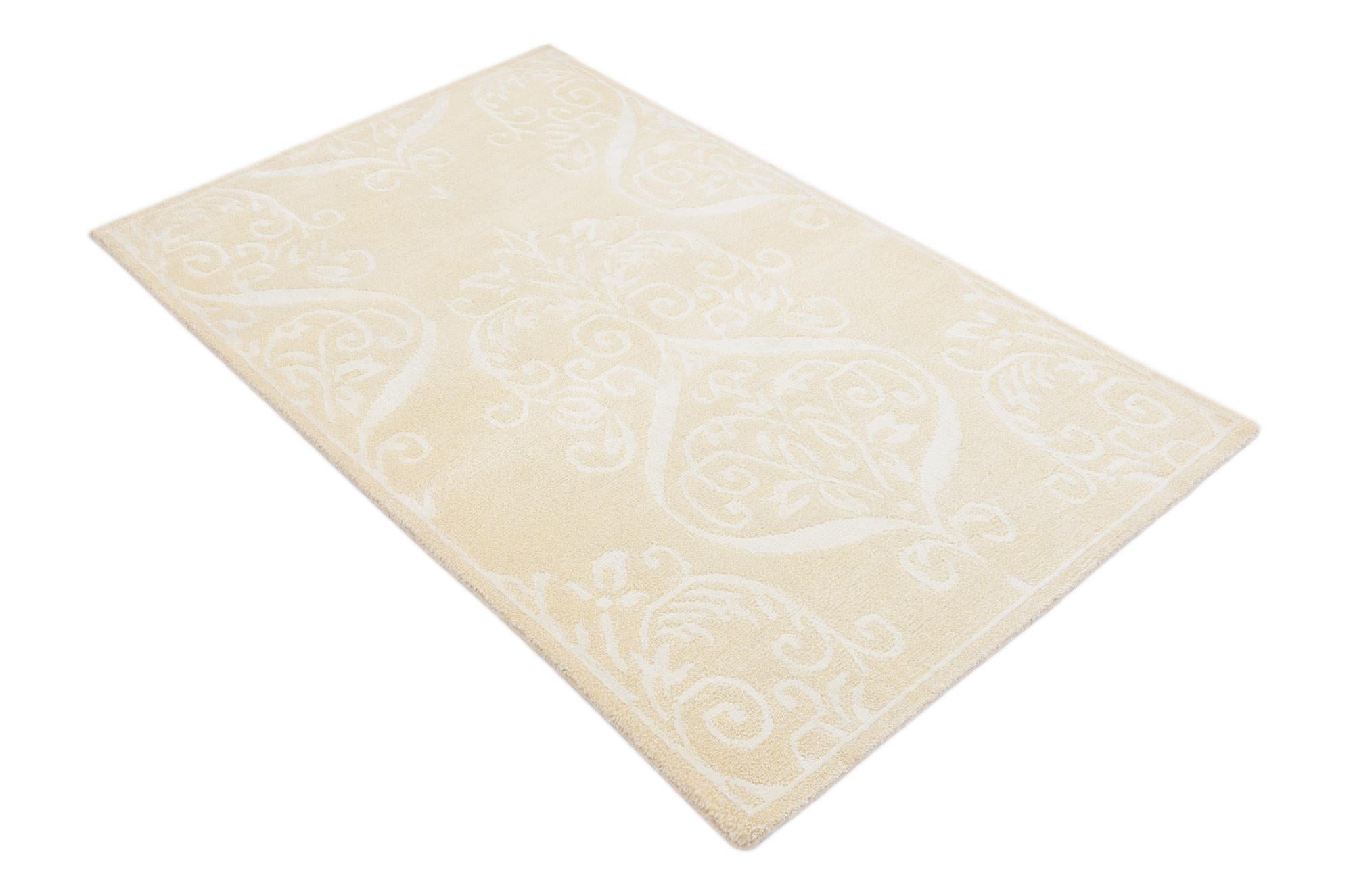 2' 11 x 4' 10 Hand Knotted Darya Wool Rug