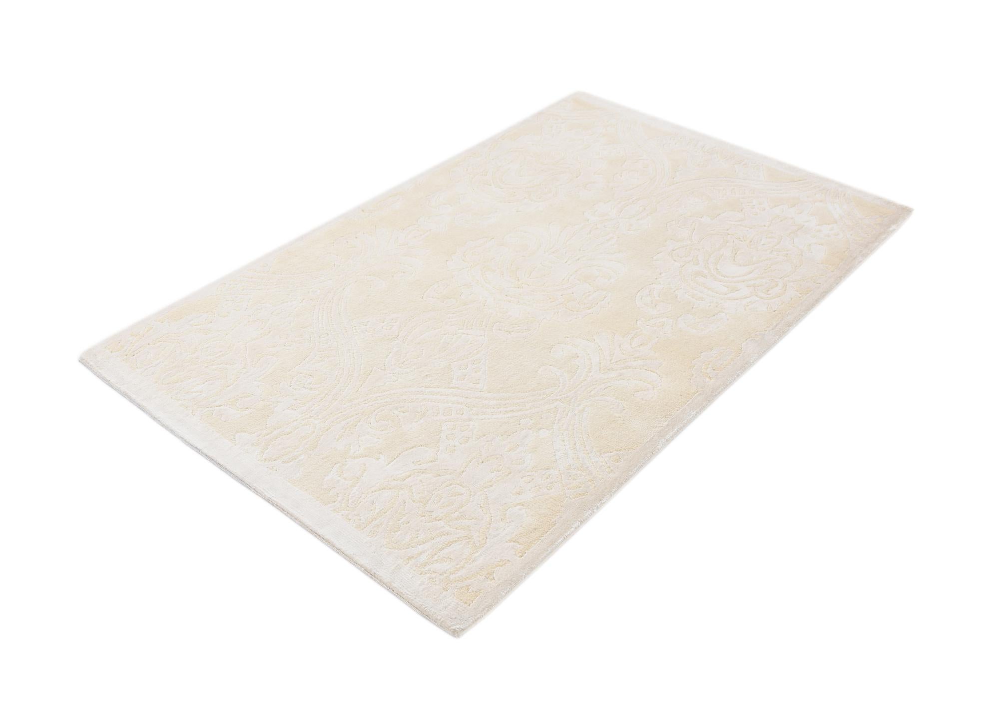 3' x 4' 11 Hand Knotted Darya Wool Rug