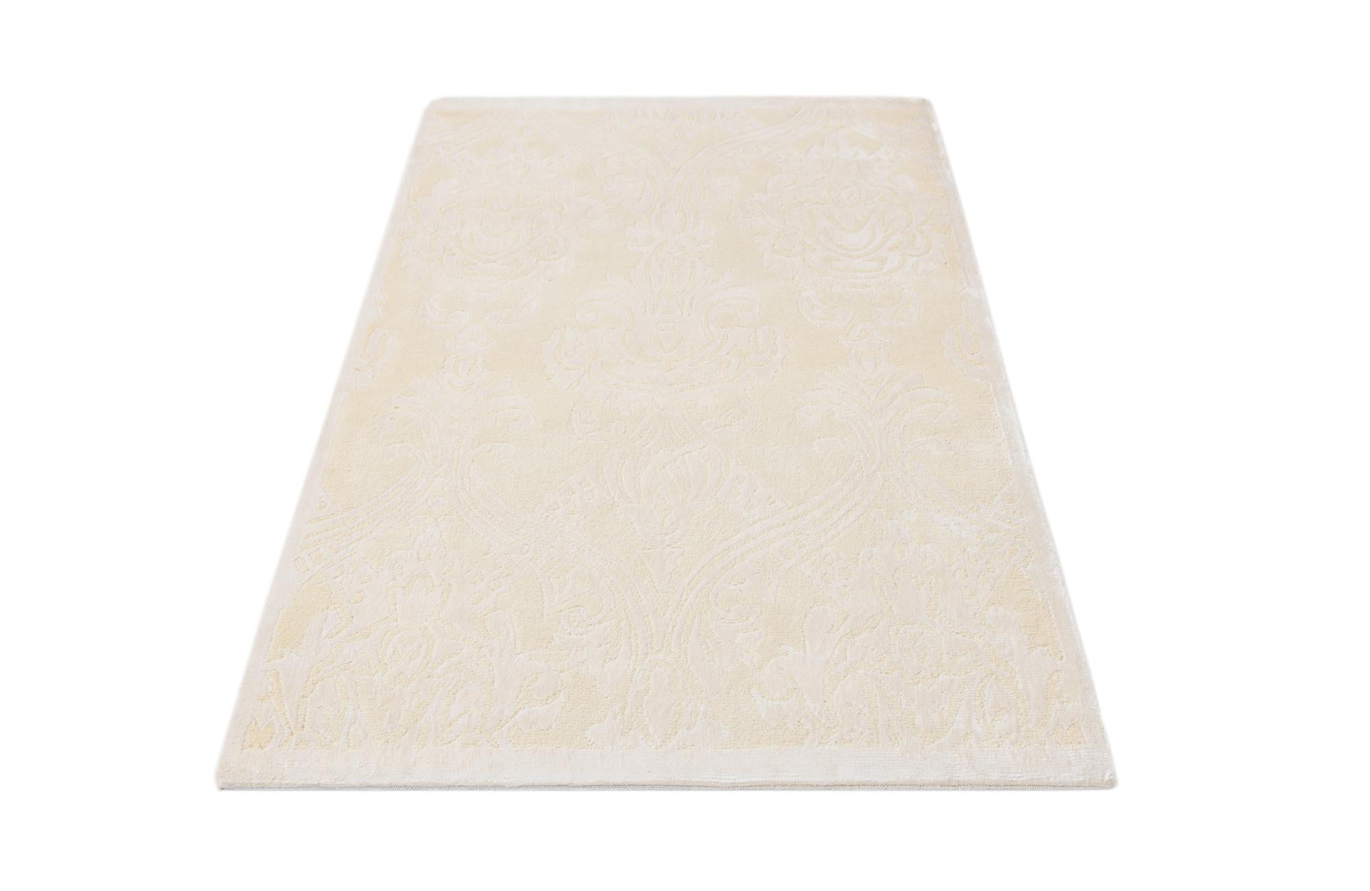 3' x 4' 11 Hand Knotted Darya Wool Rug