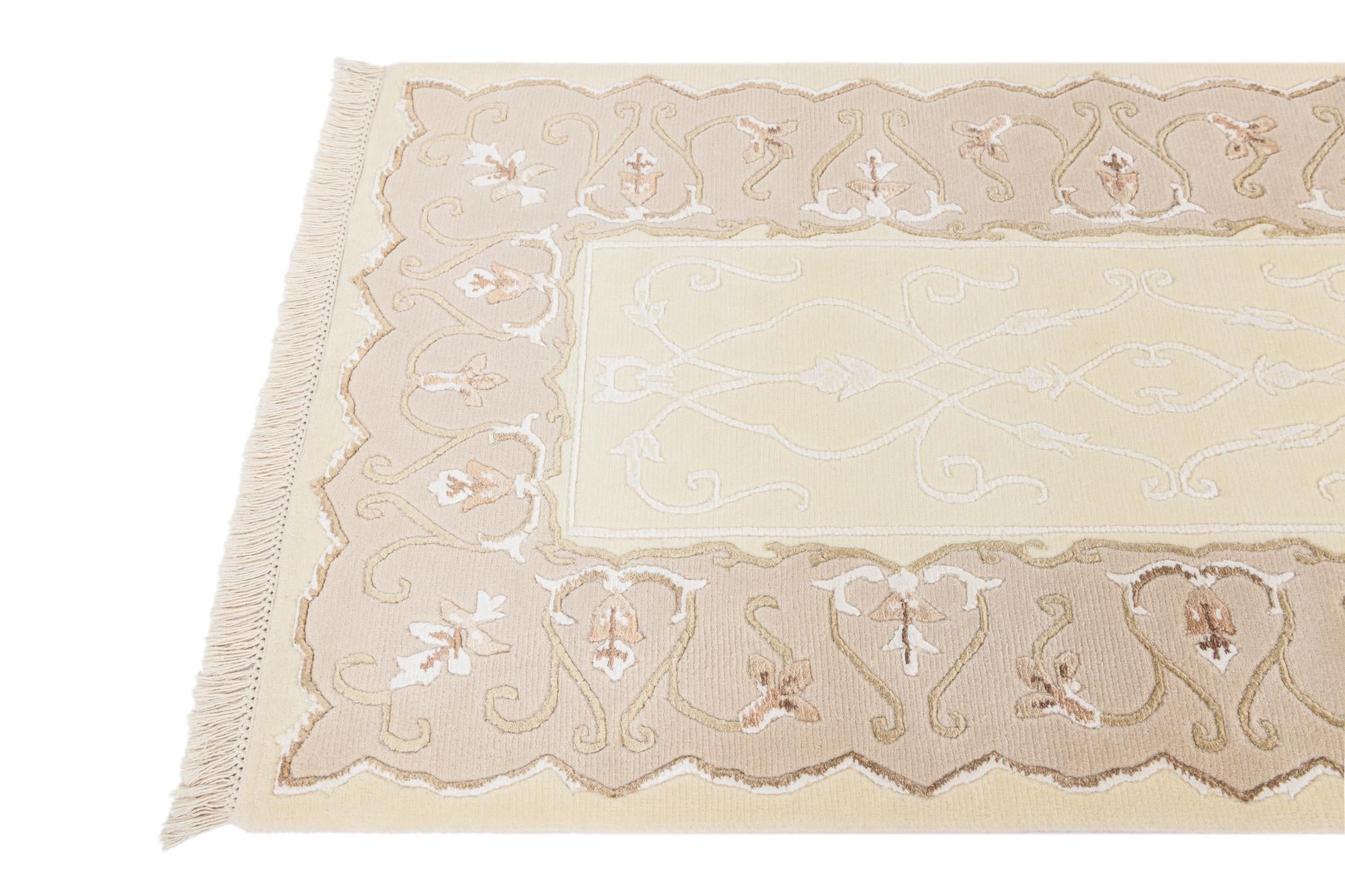2' 8 x 5' Hand Knotted Darya Wool Rug