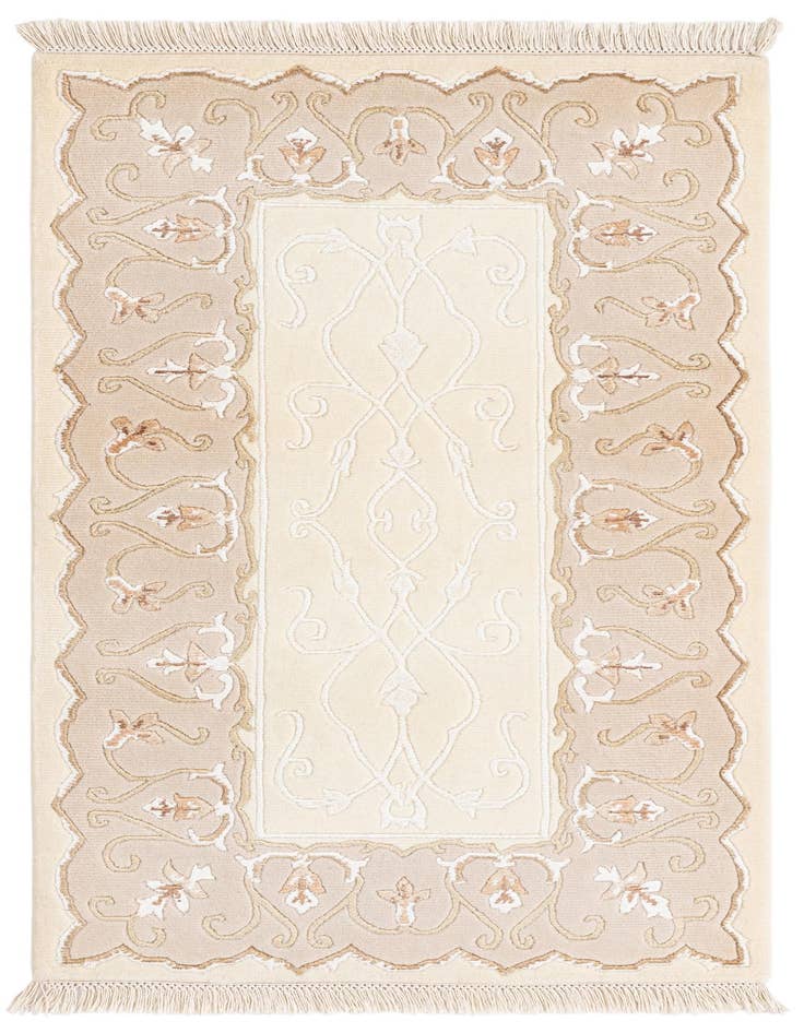 Detail image of 2' 8 x 5' Hand Knotted Darya Wool Rug