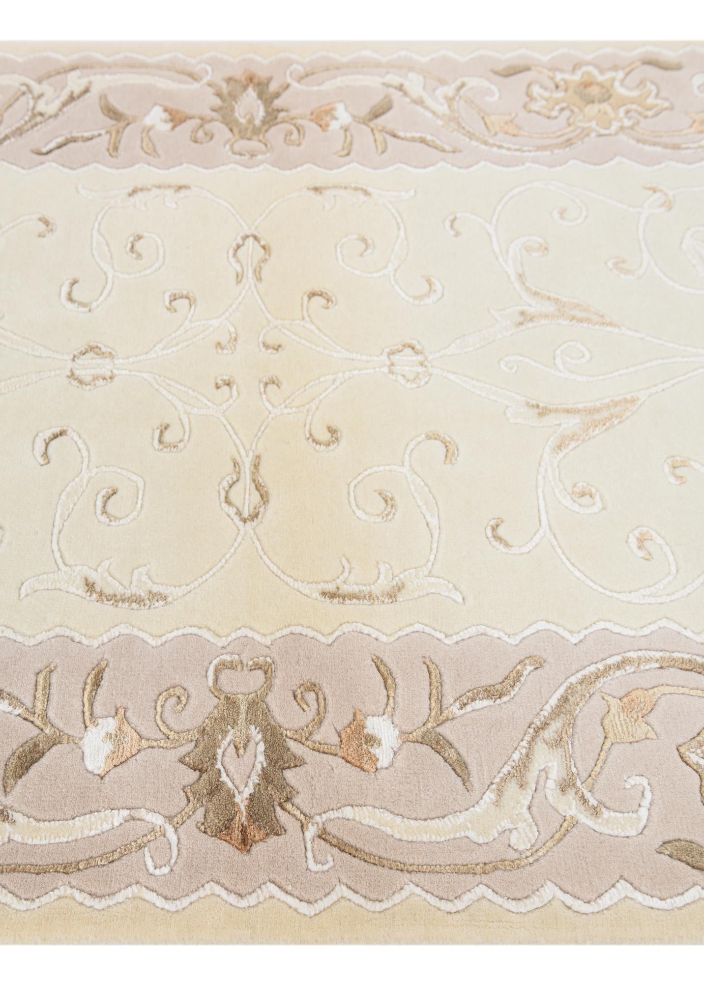 2' 10 x 4' 11 Hand Knotted Darya Wool Rug