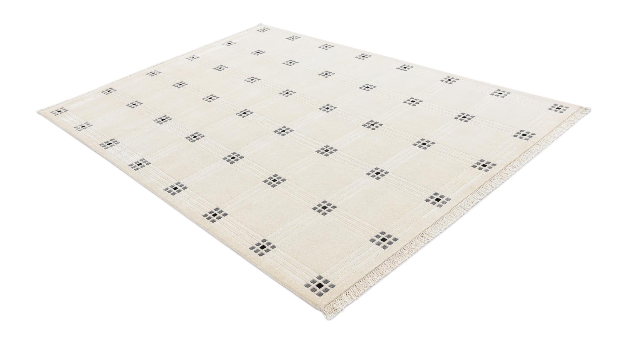 5' 8 x 7' 9 Hand Knotted Darya Wool Rug