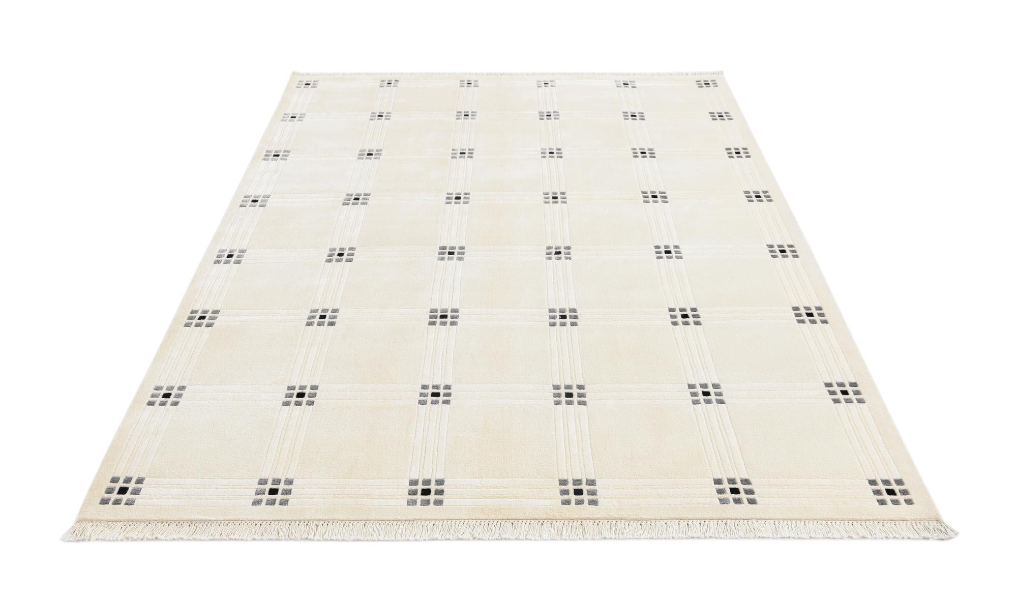 5' 8 x 7' 9 Hand Knotted Darya Wool Rug