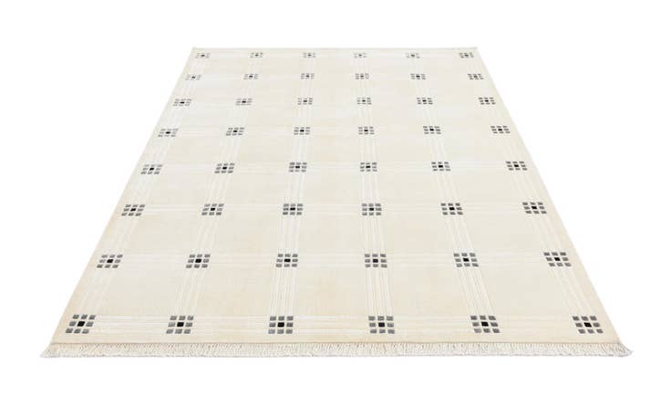 Detail image of 5' 8 x 7' 9 Hand Knotted Darya Wool Rug