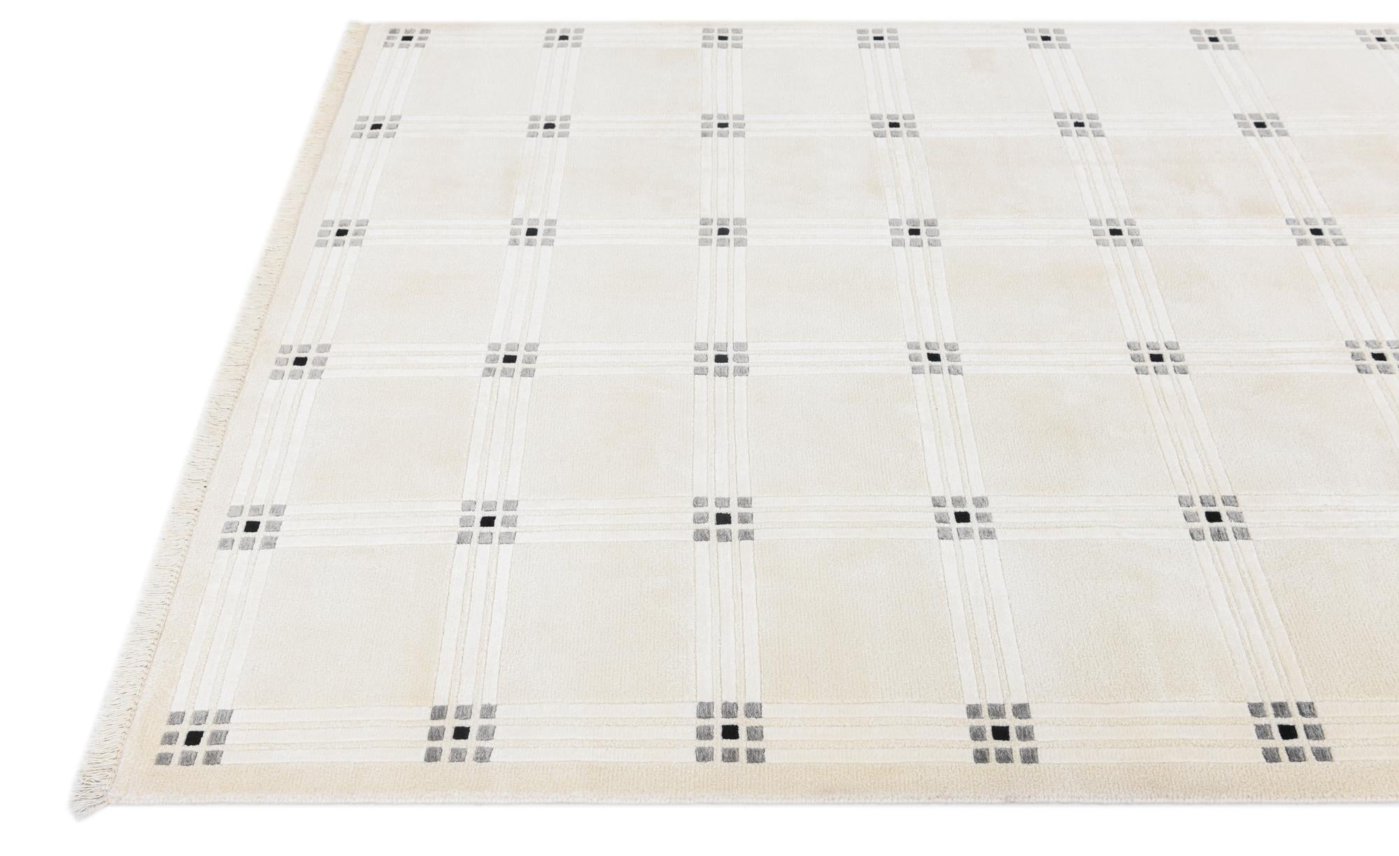 5' 8 x 7' 9 Hand Knotted Darya Wool Rug