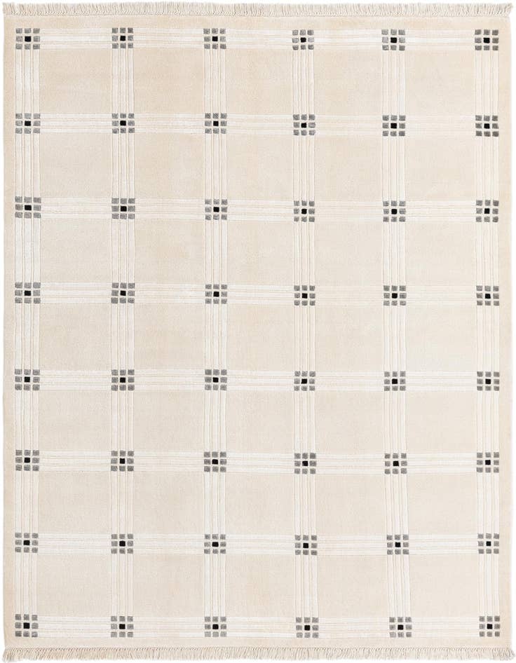 Detail image of 5' 8 x 7' 9 Hand Knotted Darya Wool Rug