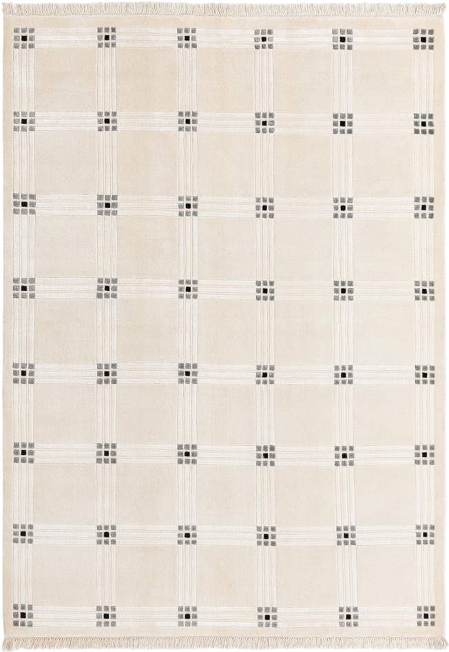 Detail image of 5' 8 x 7' 9 Hand Knotted Darya Wool Rug