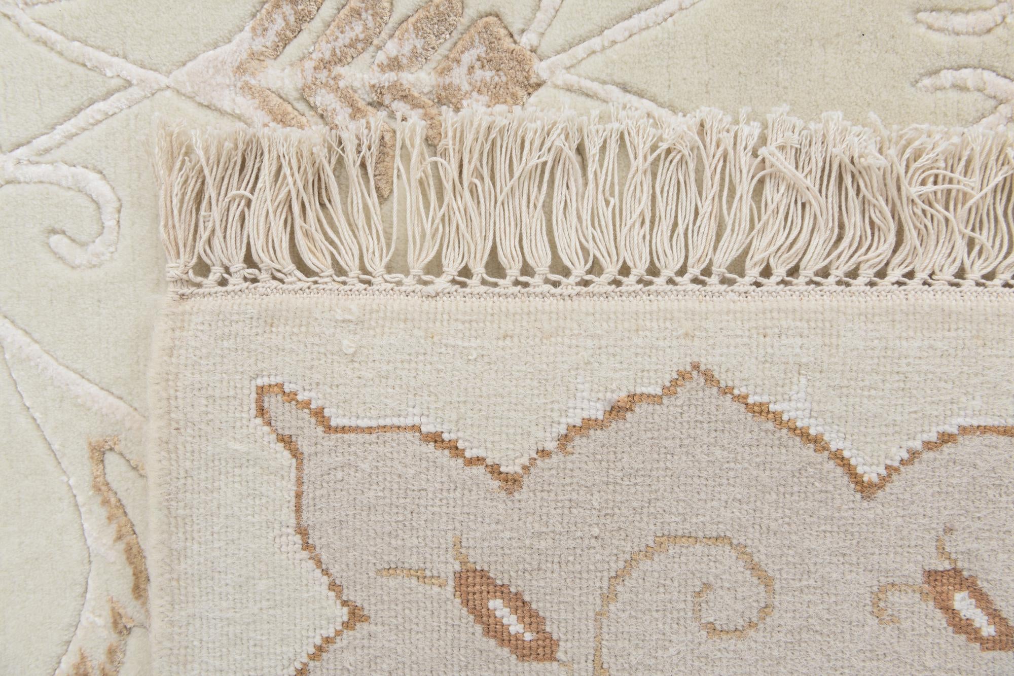 5' 9 x 8' 2 Hand Knotted Darya Wool Rug