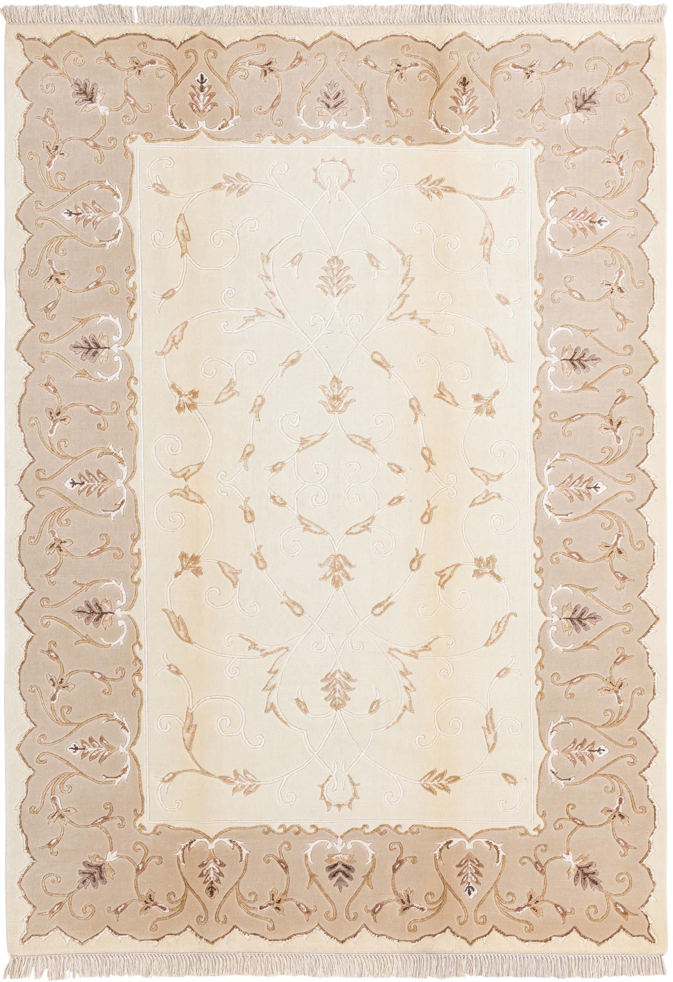 5' 9 x 8' 2 Hand Knotted Darya Wool Rug