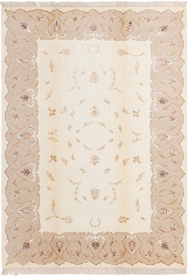 Detailansicht von 175cm x 250cm Handgeknüpft Darya Wolle Teppich