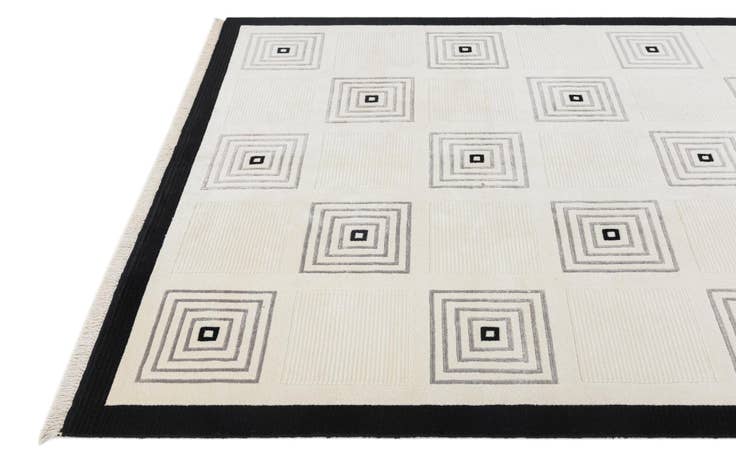 Detail image of 5' 8 x 7' 10 Hand Knotted Darya Wool Rug