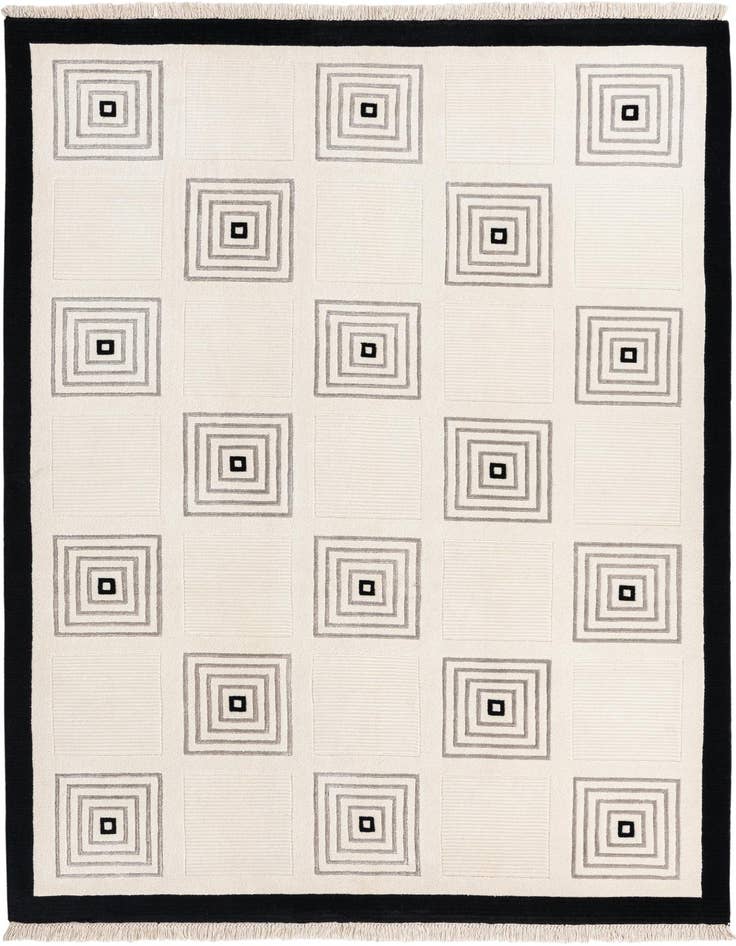 Detail image of 5' 8 x 7' 10 Hand Knotted Darya Wool Rug
