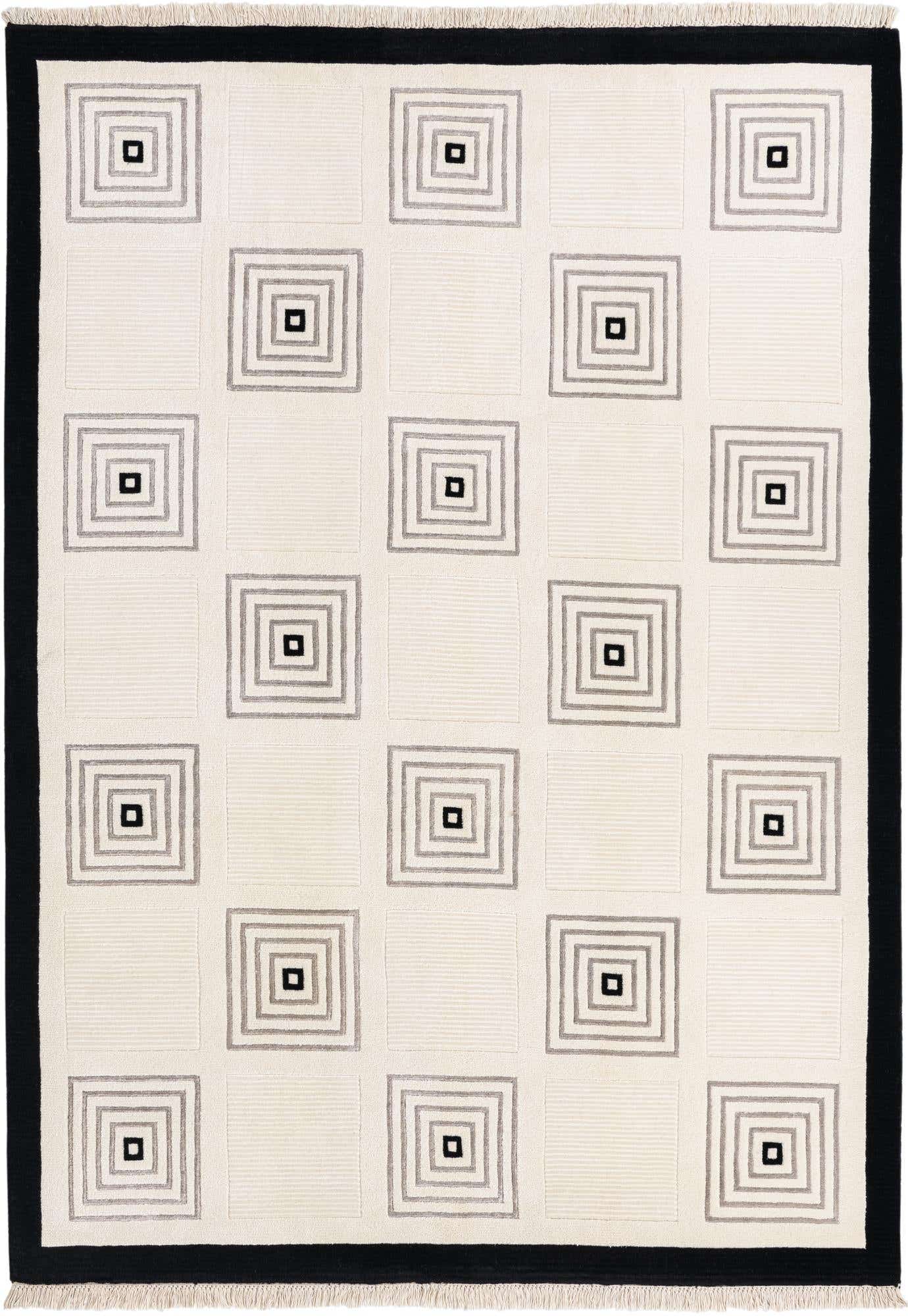 5' 8 x 7' 10 Hand Knotted Darya Wool Rug